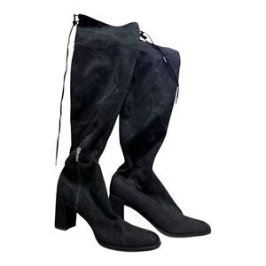 Marc Fisher Women's Vany Over-The-Knee High-Heel Boots Black Size 8.5